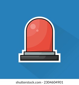 Illustration Vector of Siren in Flat Design