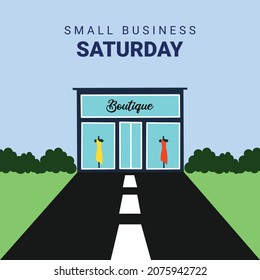 Illustration Vector Small Business Saturday