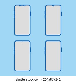 Escándalo por smartphone Vector de ilustración 