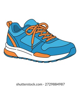 Illustrationsvektor eines Sneaker Art Designs