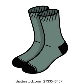 Illustrationsvektor einer Socken schönes Design