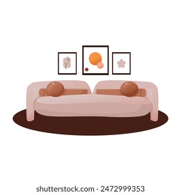 Illustration vector of sofa or armchair