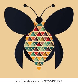 illustration vector of soft color butterfly good for beauty product logo, icon, mascot, print or customize your design