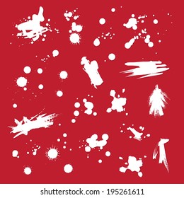 Illustration of vector spots set 