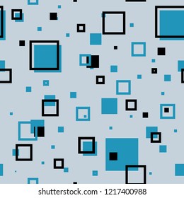 Illustration vector of square shape seamless pattern