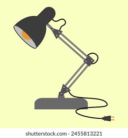 Illustration vector of study lamp good for graphic design etc