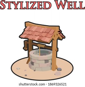 Illustrationsvektor eines stilisierten Wassers oder wünschen sich gute Videospiele und Designs.