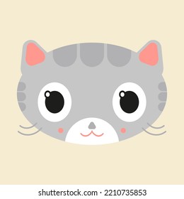 illustration vector symbol cat cartoon cute