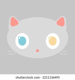 illustration vector symbol cat cartoon cute