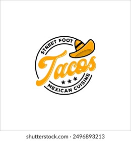 Illustration vector of tacos suitable for restaurant food business logo design template