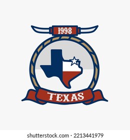 Vektorgrafik von Texas-Logo, Symbol, perfekt für Druck, etc.