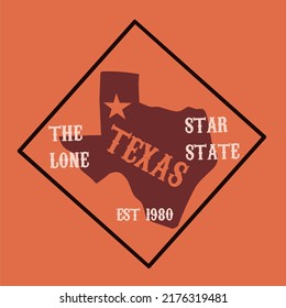 illustration vector of texas map,design,perfect for background,etc.