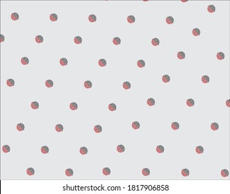 Illustration Vector Of textile pattern - rotary 