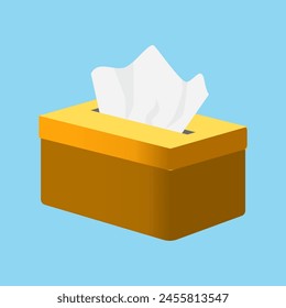 Illustration vector of tissue box good for graphic design etc