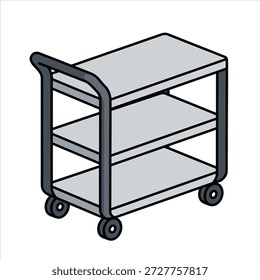 Vector de ilustración de un diseño de carro