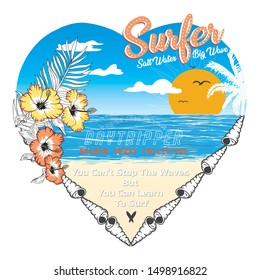 illustration vector tropical graphic print