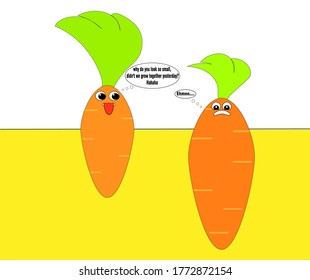 Illustration vector of two carrot.
good for additional your article on your website