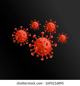Icono De Corona Virus Covid 19 