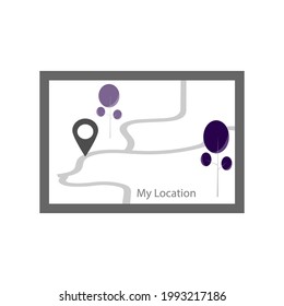 illustration vector website icon template. social media and business icon
