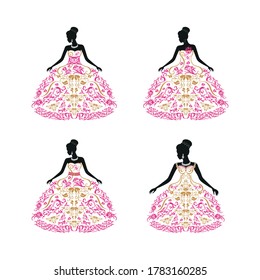 
Illustration vector of wedding icon. good for wedding event oraganizer