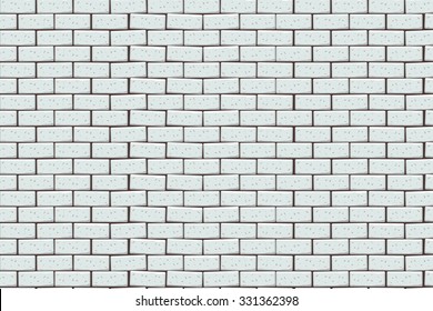 illustration of vector white brick wall background