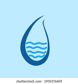 Día mundial del agua del vector de ilustración