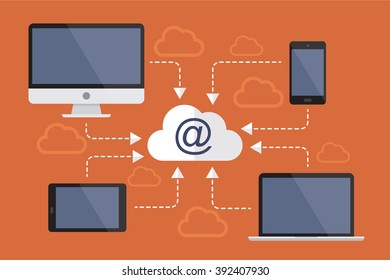 Illustration in vectors about internet upload.