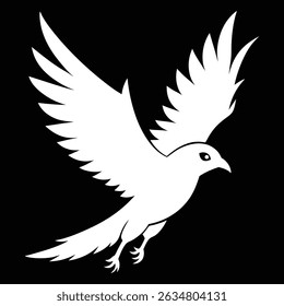 illustration vectors bird design , Sparrow Silhouette ,color full bird art design 