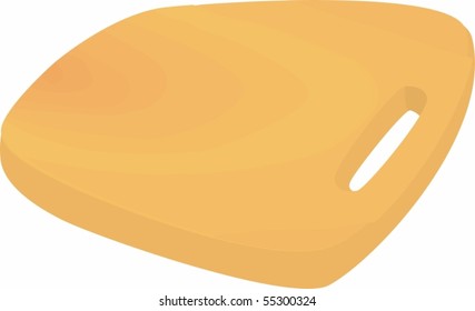 Illustration eines Gemüseschneids auf weißem Hintergrund
