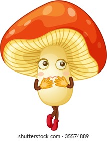 illustration of vegetable on white