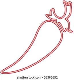 illustration of vegetable on white