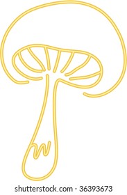 illustration of vegetable on white