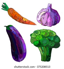 Illustration of vegetables
