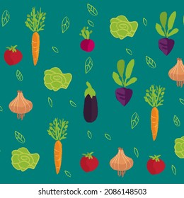 ilustración de vegetales para fondo e iconos. artículos para restaurantes, alimentos orgánicos y estilos de vida saludables