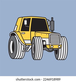 illustration vehicle Road Roller for buildng.premium vector