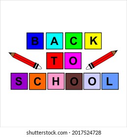 illustration vektor graphic of  back to school