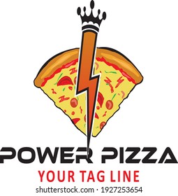 Illustration vektor graphic design logo good for delivery pizza