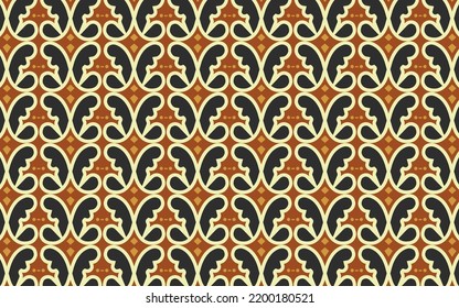 Illustration vektor graphic of modern batik pattern butterfly motif a fit for cloth, cover, curtain, phone case, greeting card, invitation card