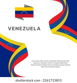 Illustration der Vorlage für die Flagge Venezuelas