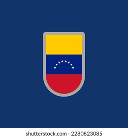 Illustration of Venezuela flag Template