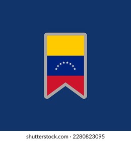 Illustration of Venezuela flag Template
