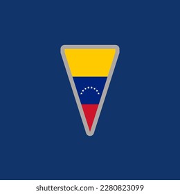 Illustration of Venezuela flag Template