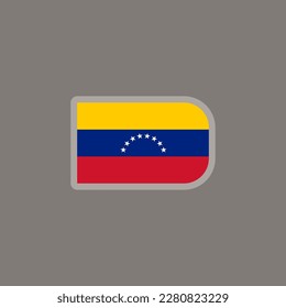 Illustration der Vorlage für die Flagge Venezuelas