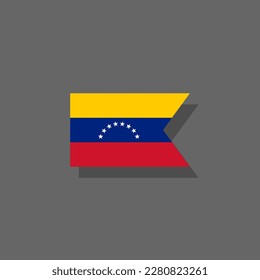 Illustration of Venezuela flag Template