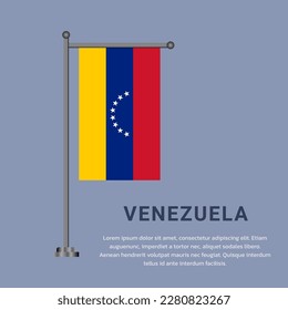 Illustration of Venezuela flag Template