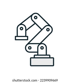 Illustration of a vertically articulated robot.