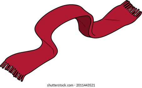 Illustration of very cute scarf