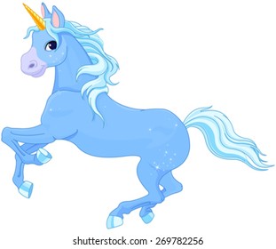 Illustration of very cute unicorn