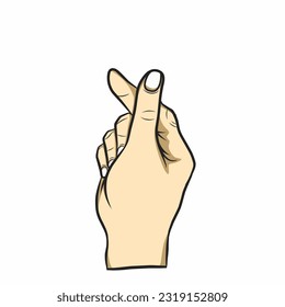 illustration of a very pretty "i love you" hand gesture icon.good for stiker etc. 