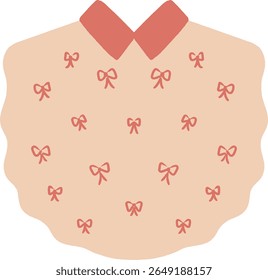 illustration d'un gilet à motif de ruban